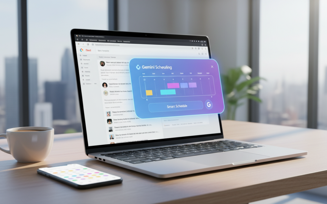 gemini: the new feature to effortlessly schedule appointments directly within gmail.