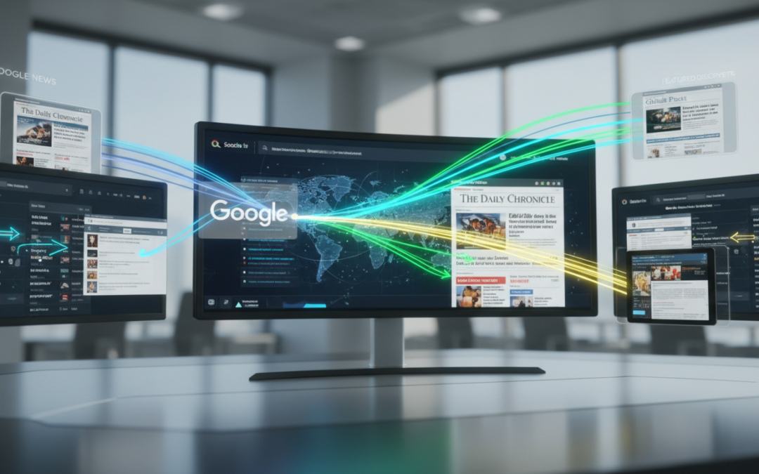 google traffic to news publishers remains steady but does not come from traditional search.