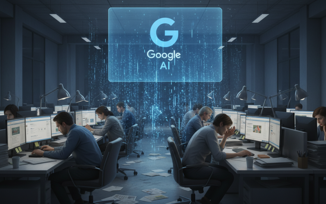 news websites struggle to compete with google's new ai tools, reshaping the digital news landscape.