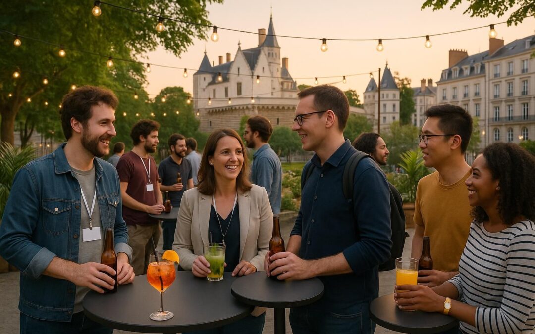 participez à un apéro web convivial à nantes le 30 juillet pour échanger, réseauter et partager un moment agréable avant les vacances.