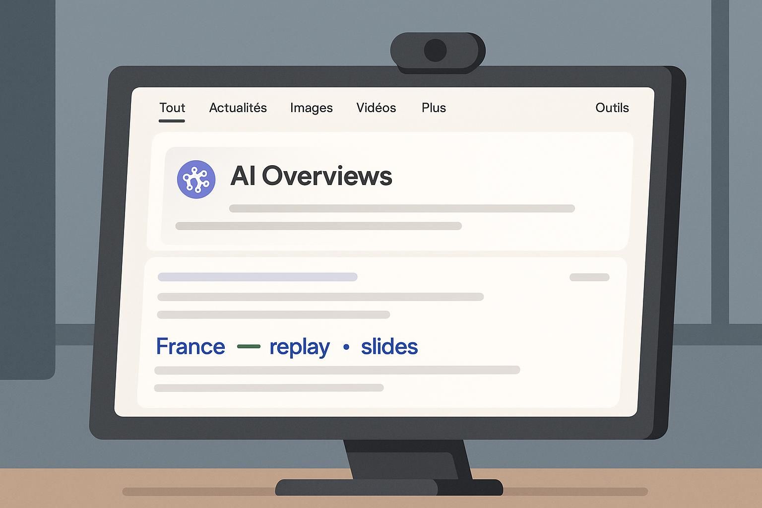 revivez le webinar ai overviews en france avec le replay disponible, accédez aux slides partagés et découvrez les réponses aux 187 questions posées lors de la session.
